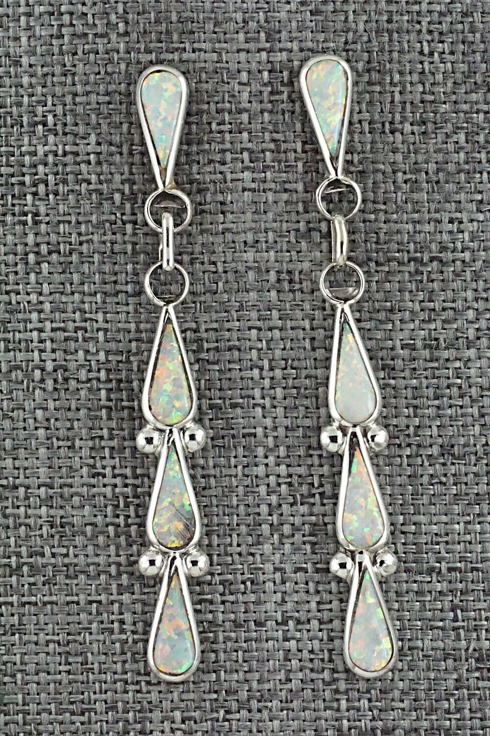 Opalite & Sterling Silver Earrings - Angela Gasper