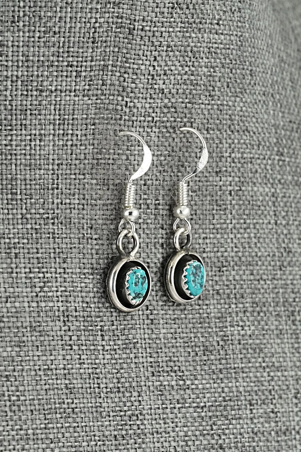 Turquoise & Sterling Silver Squash Blossom Set - Phil Garcia