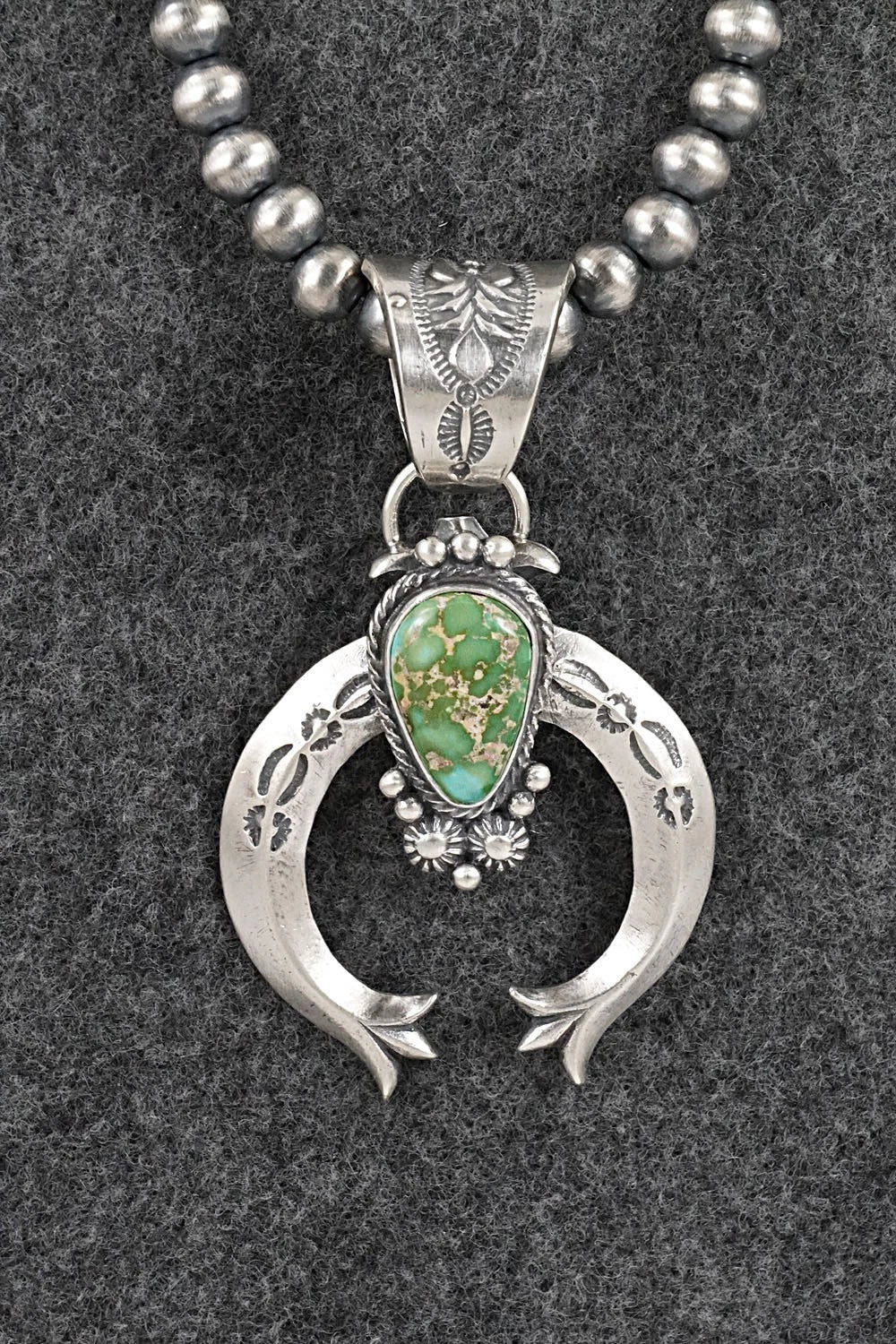 Turquoise & Sterling Silver Necklace - Samuel Yellowhair