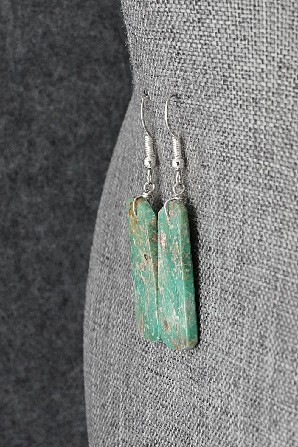 Turquoise & Sterling Silver Earrings - Tammy Nolcot