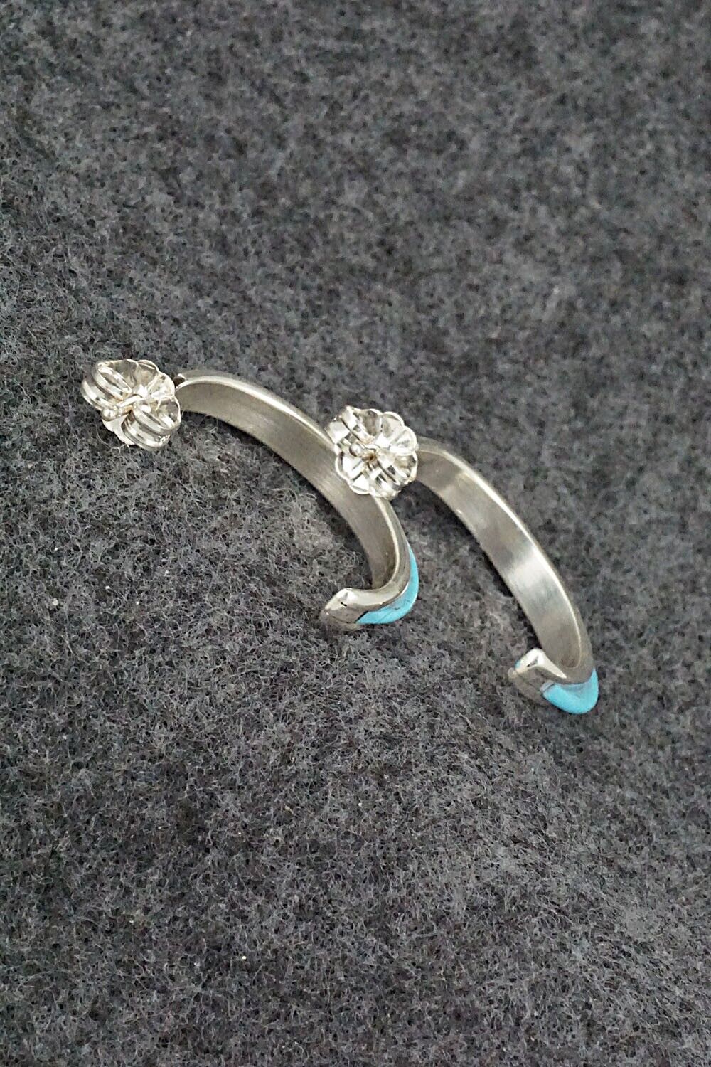 Turquoise & Sterling Silver Earrings - Bevis Massie