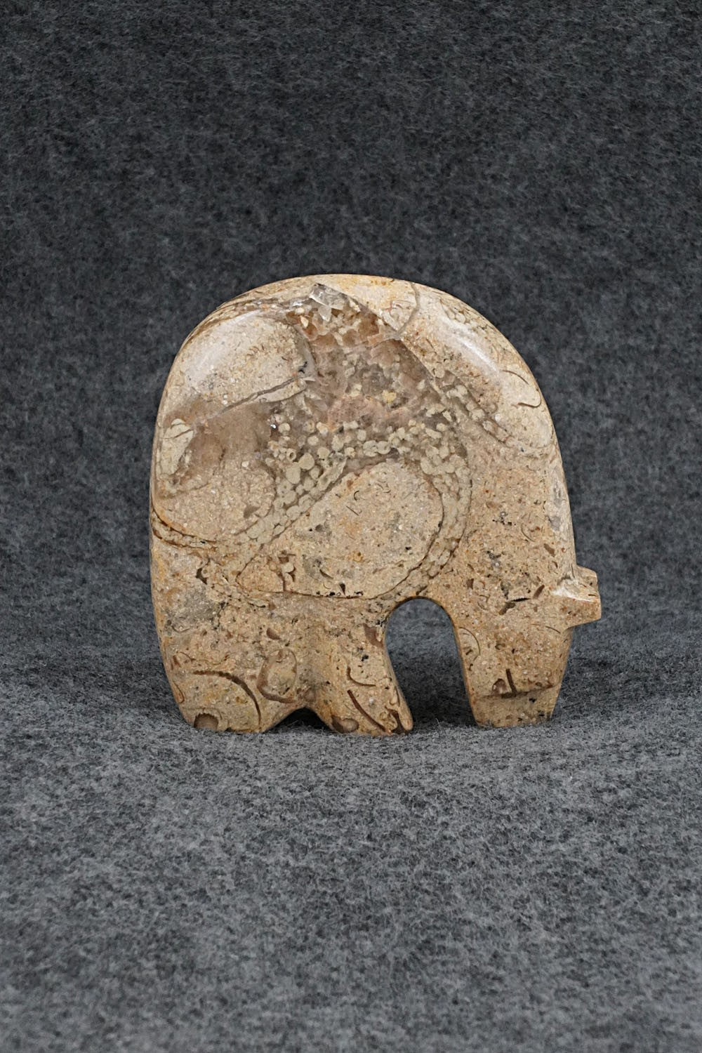 Bear Zuni Fetish Carving - Kenric Laiwakete