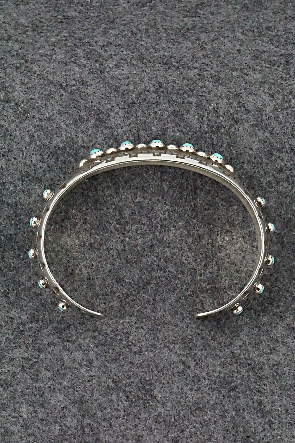 Turquoise and Sterling Silver Bracelet - Debra Lee Tahe