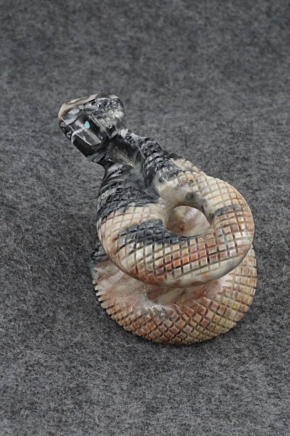 Rattlesnake Zuni Fetish Carving - Paulette & Farlan Quam