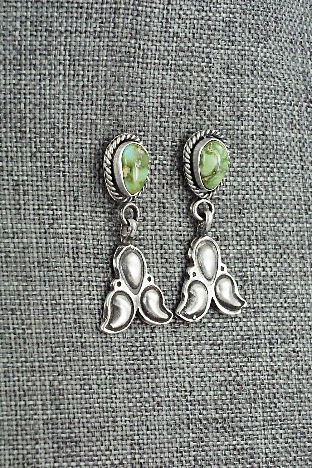 Turquoise & Sterling Silver Earrings - Bobby Platero
