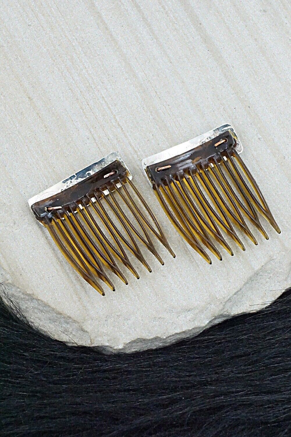 Sterling Silver Hair Combs - Jennie Blackgoat