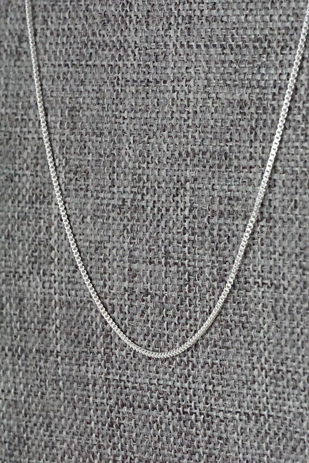 Sterling Silver Chain Necklace - Sterling Silver 18"