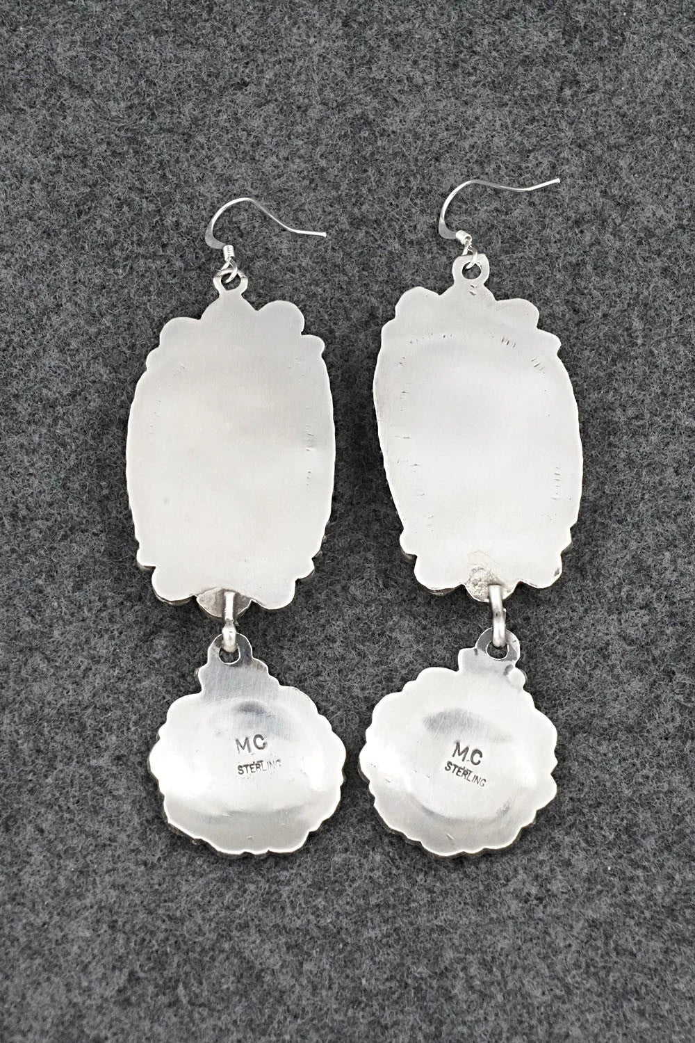 Turquoise & Sterling Silver Earrings - Michael Calladitto