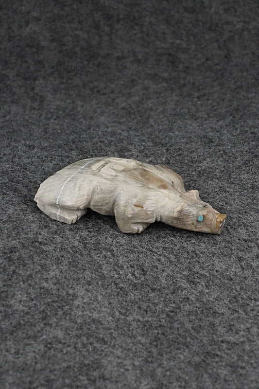 Badger Zuni Fetish Carving - Derrick Kammasee