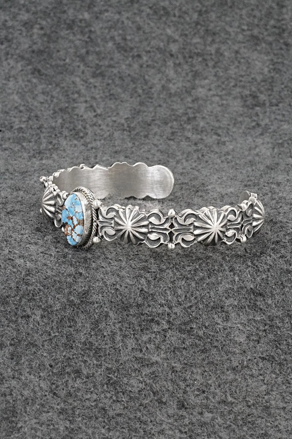 Turquoise & Sterling Silver Bracelet - Thomas Yazzie