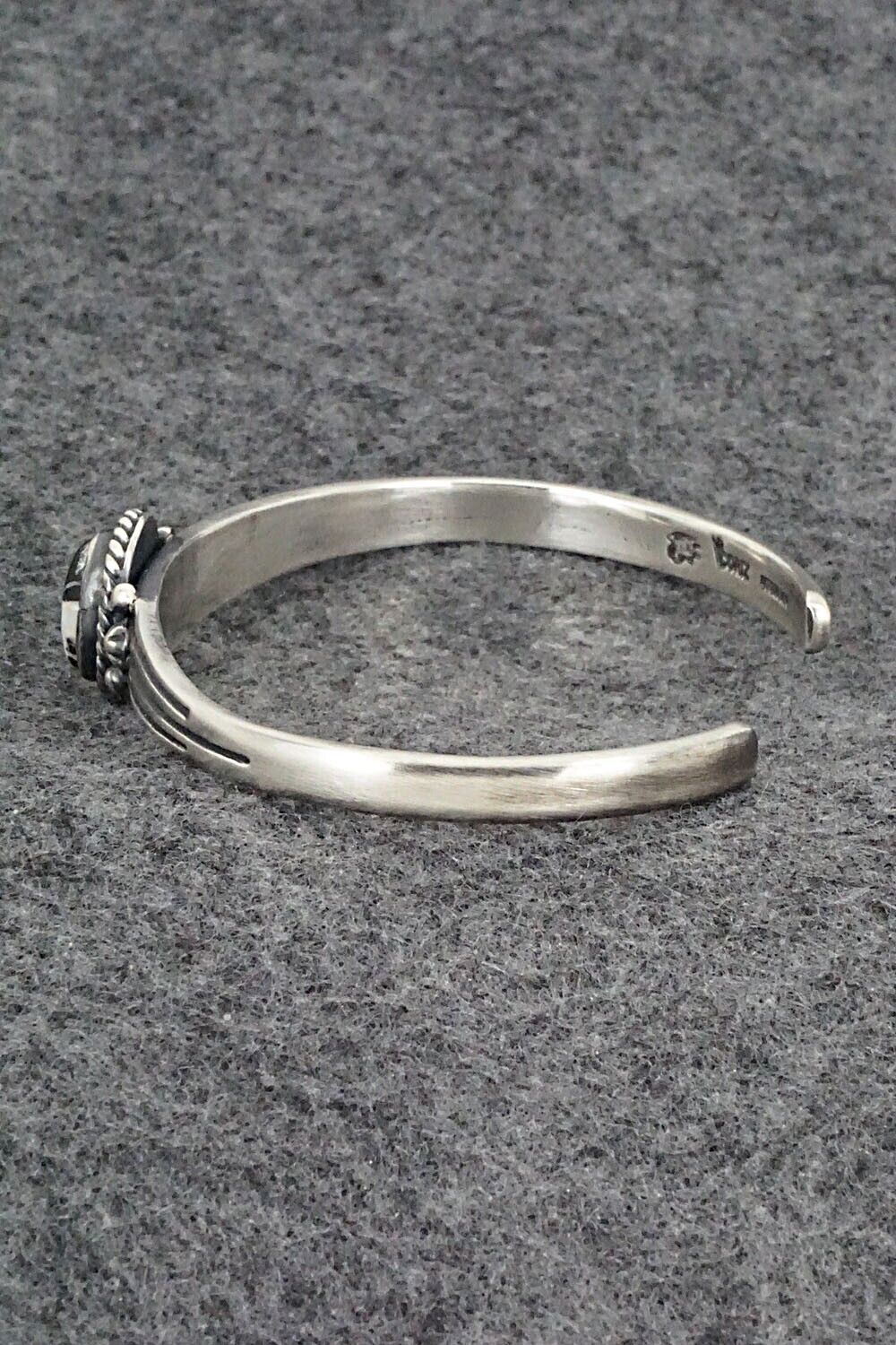 White Buffalo and Sterling Silver Bracelet - Raymond Coriz