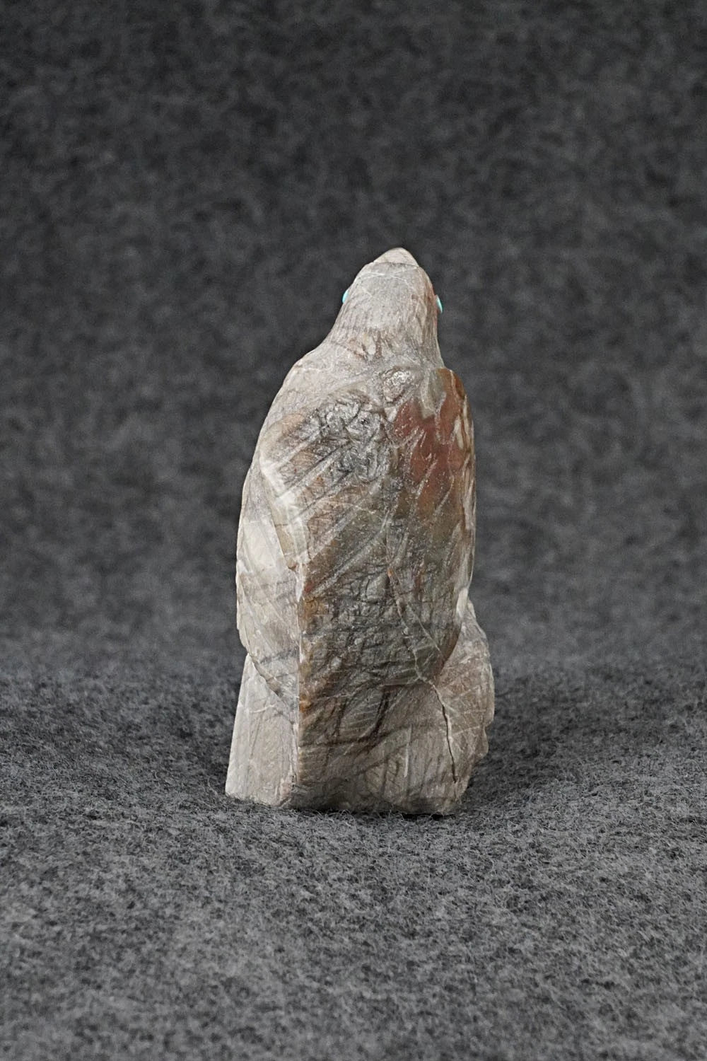 Eagle Zuni Fetish Carving - Derrick Kammasee