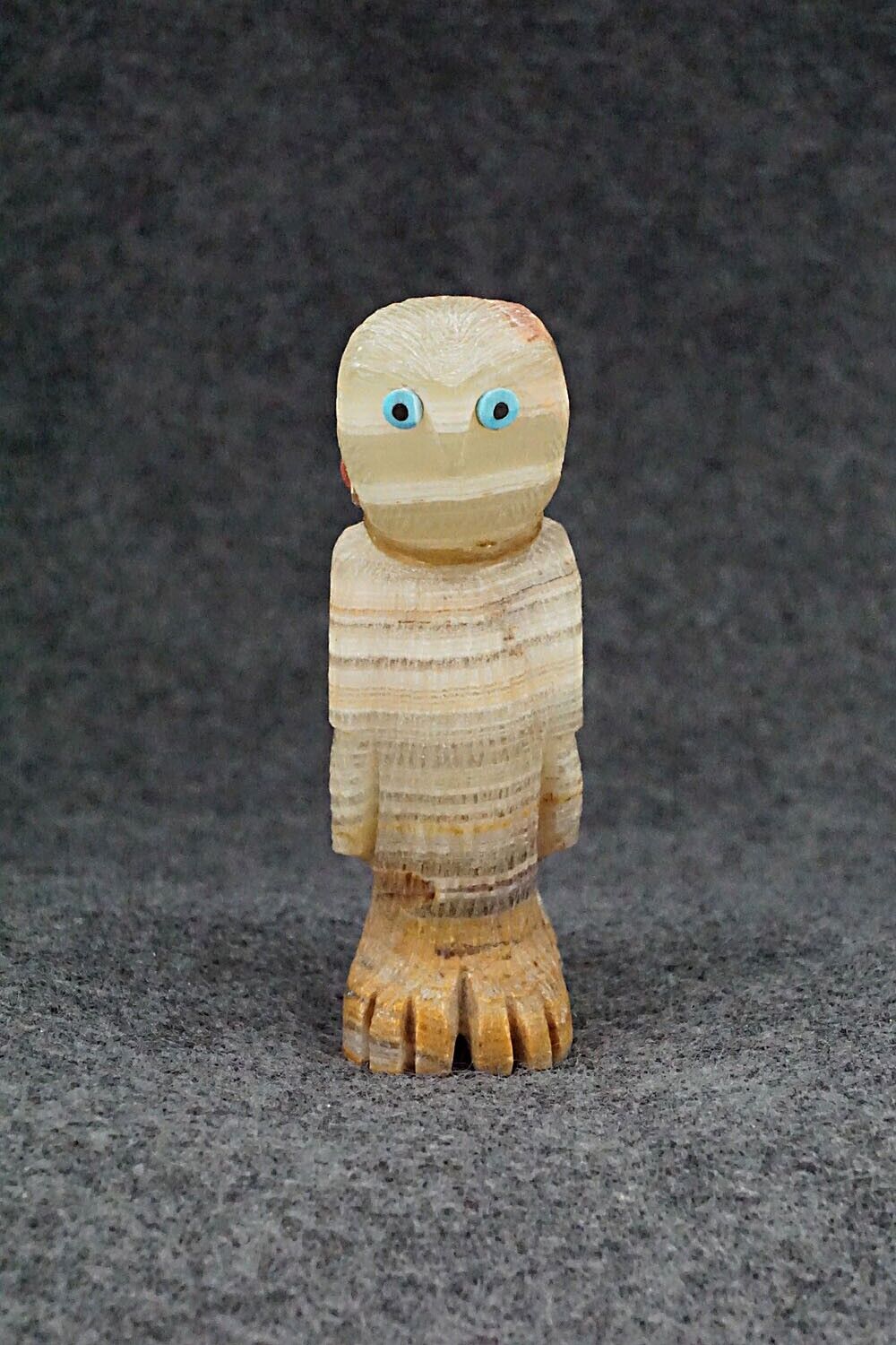 Owl Zuni Fetish Carving - Douglas Martza