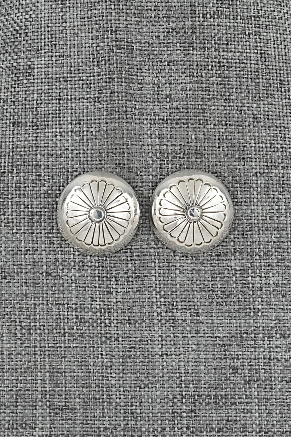 Sterling Silver Earrings - Marie Yazzie