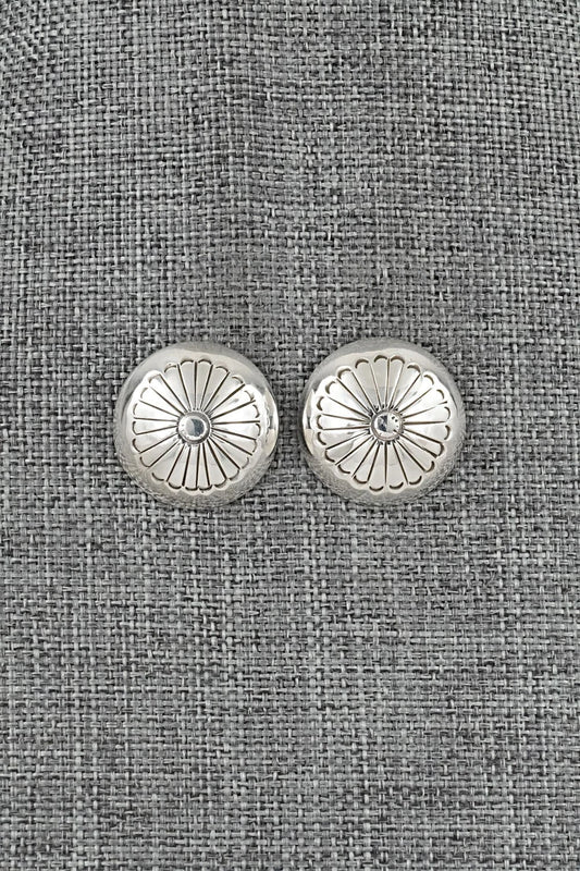 Sterling Silver Earrings - Marie Yazzie