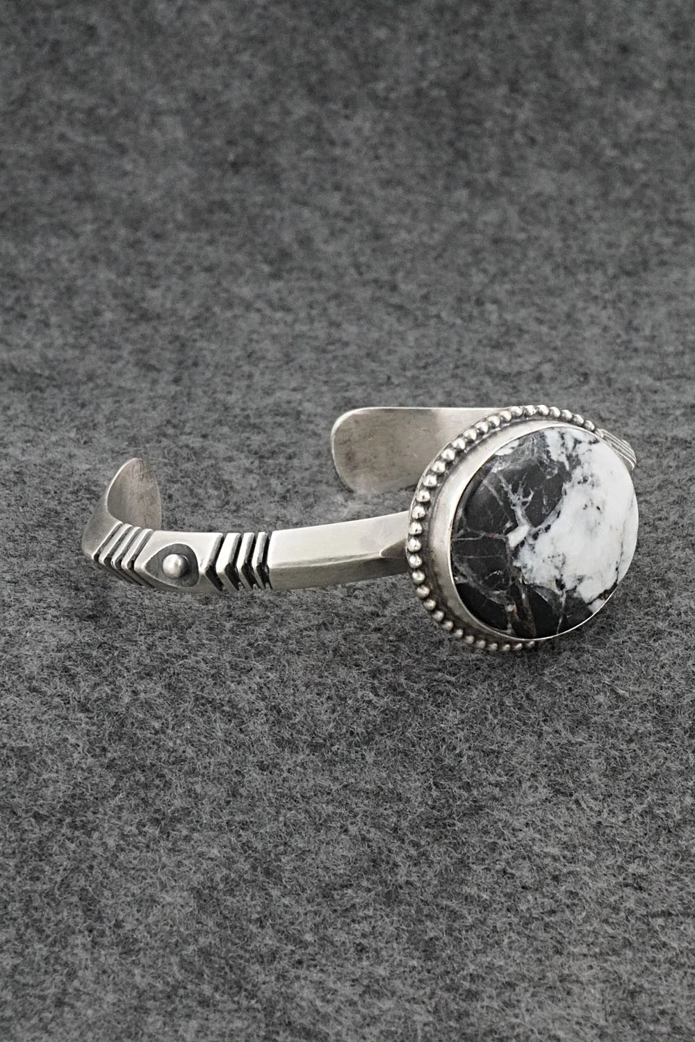 White Buffalo & Sterling Silver Bracelet - Paul Livingston