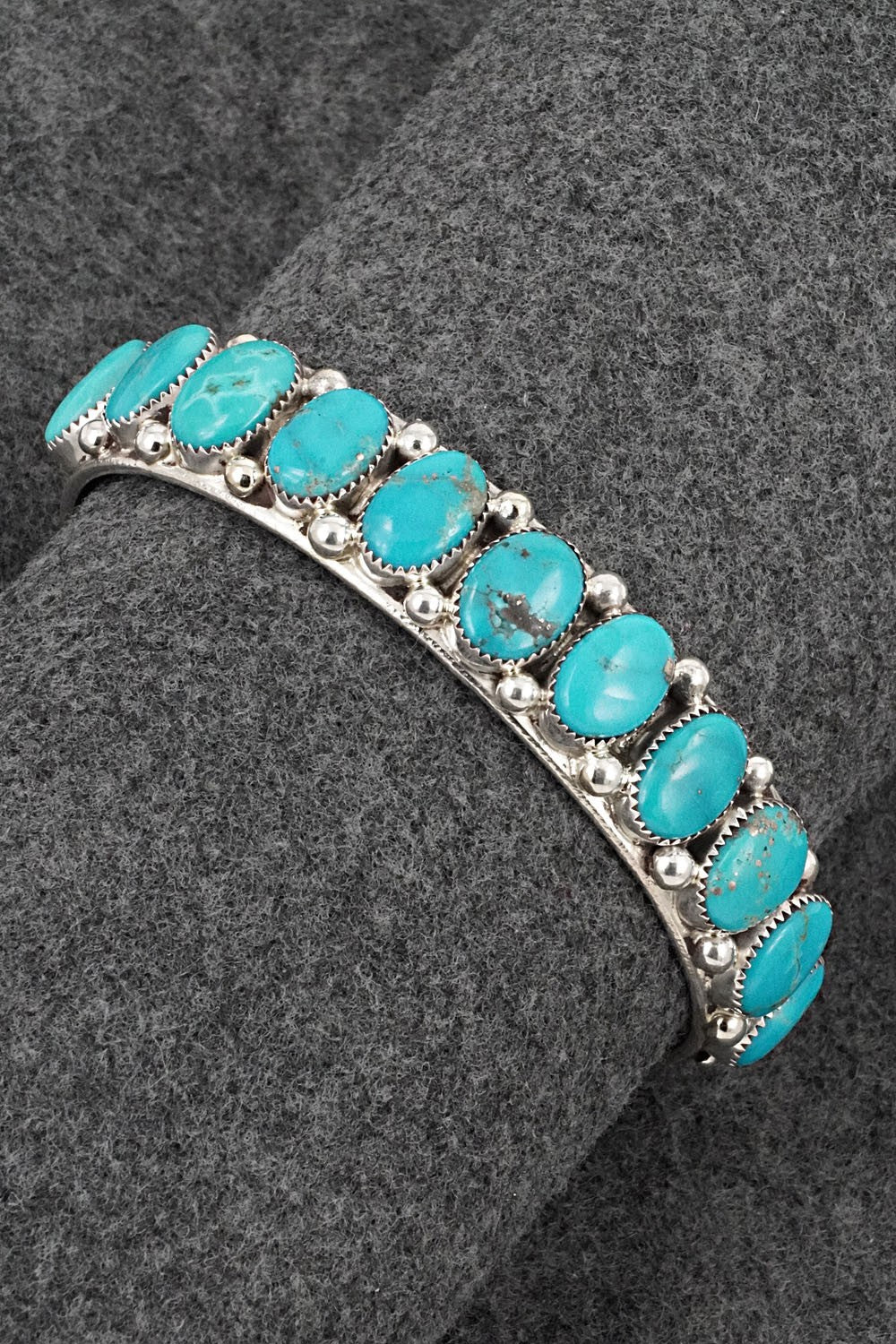 Turquoise & Sterling Silver Bracelet - Anthony Brown