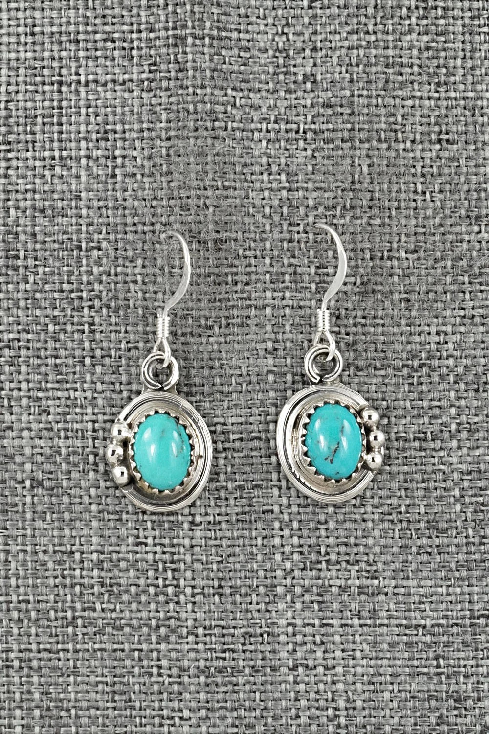 Turquoise & Sterling Silver Earrings - Rita Largo
