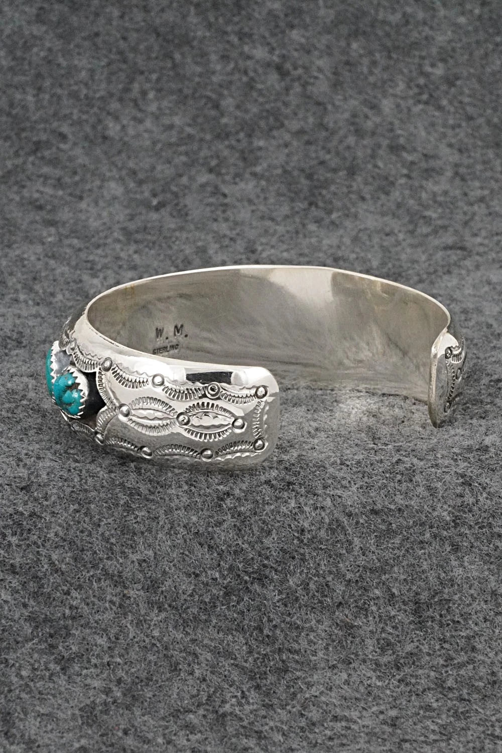 Turquoise & Sterling Silver Bracelet - Wilbert Muskett Sr.
