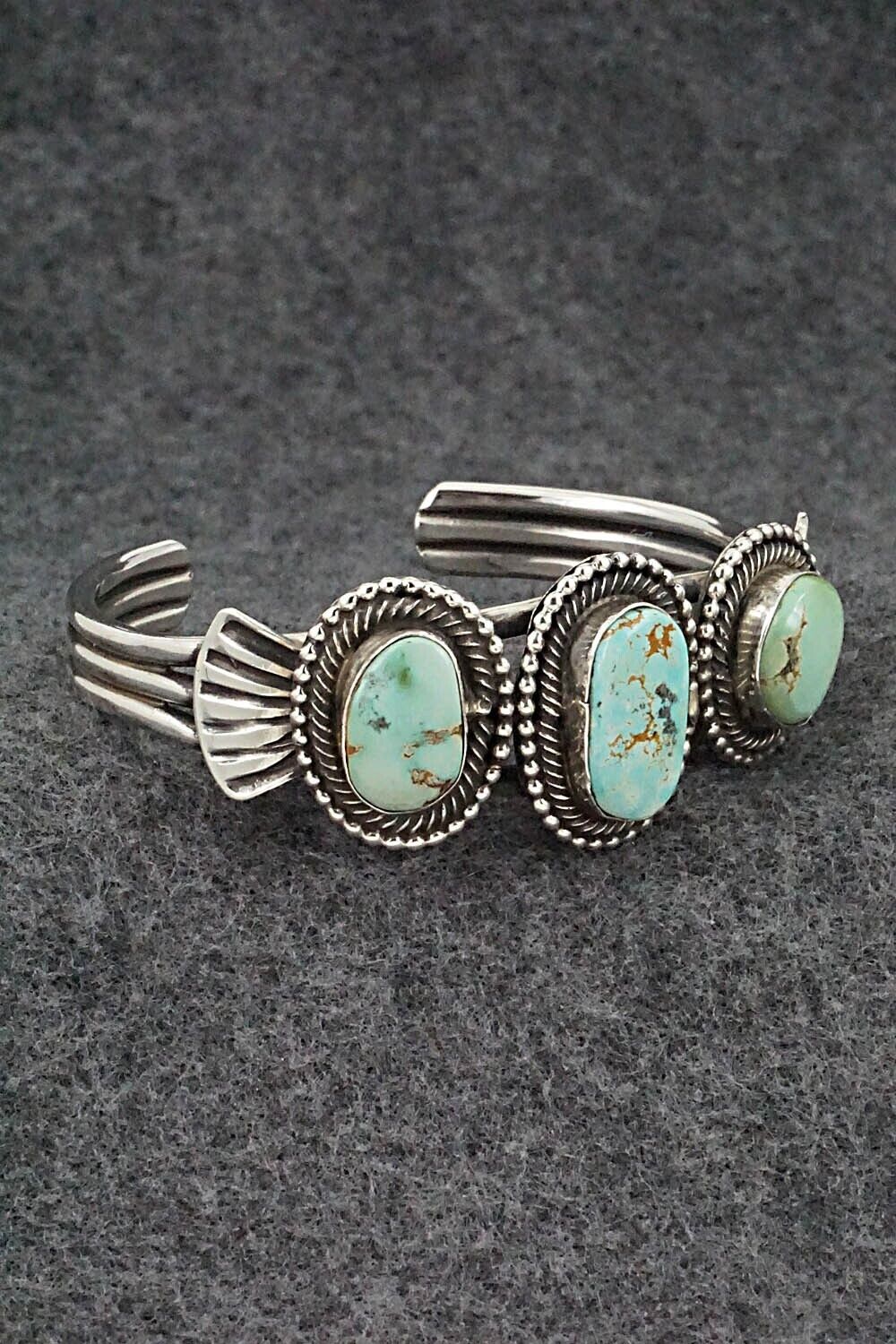 Turquoise & Sterling Silver Bracelet - Jess Martinez