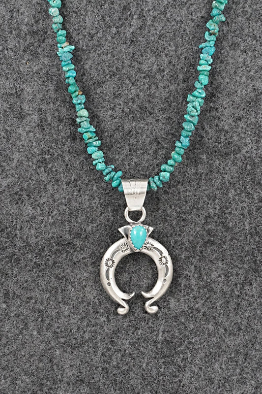 Turquoise & Sterling Silver Necklace - Sharon McCarthy