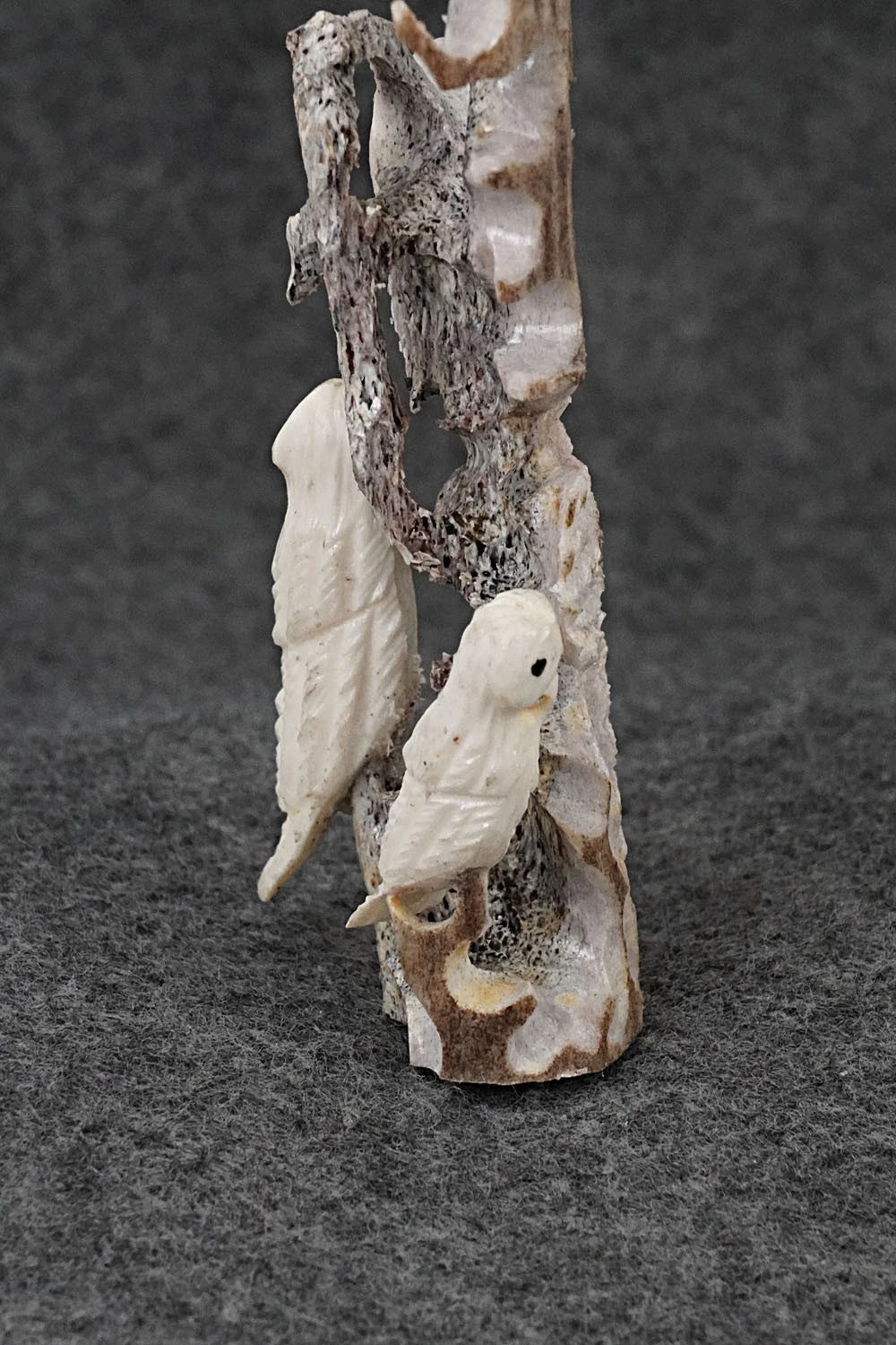 Owls Zuni Fetish Carving - Ruben Najara