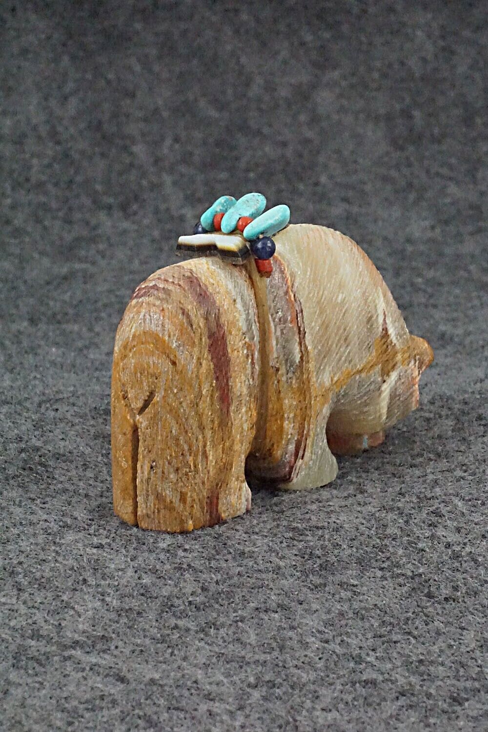 Bear Zuni Fetish Carving - Douglas Martza
