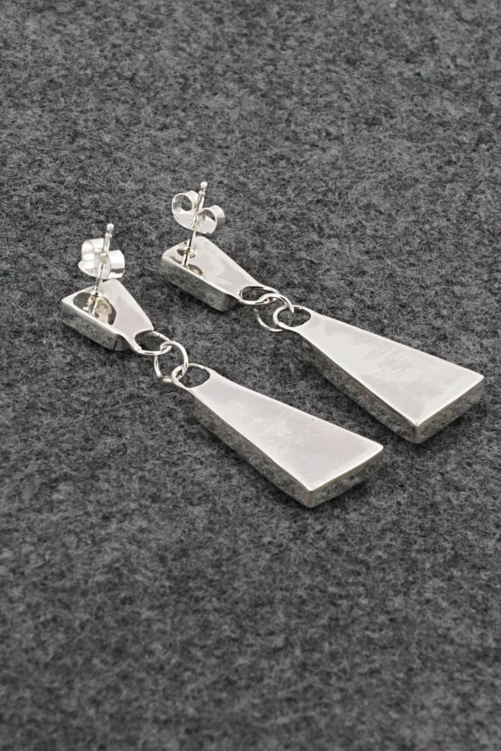 Turquoise and Sterling Silver Earrings - Michelle Haloo
