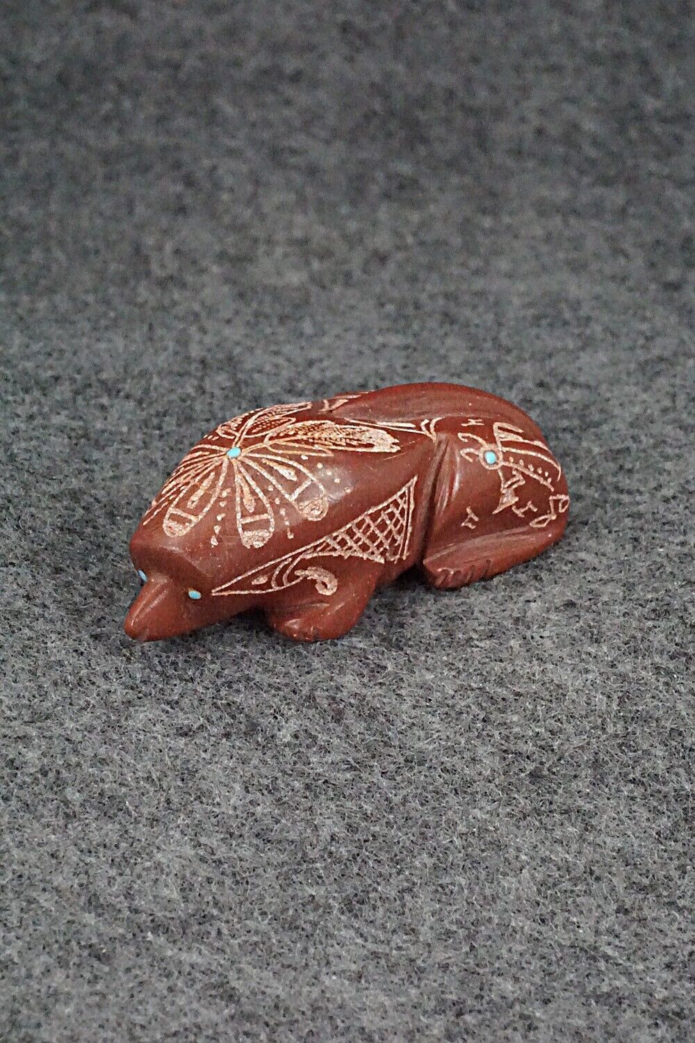 Mole Zuni Fetish Carving - Adrian Cachini