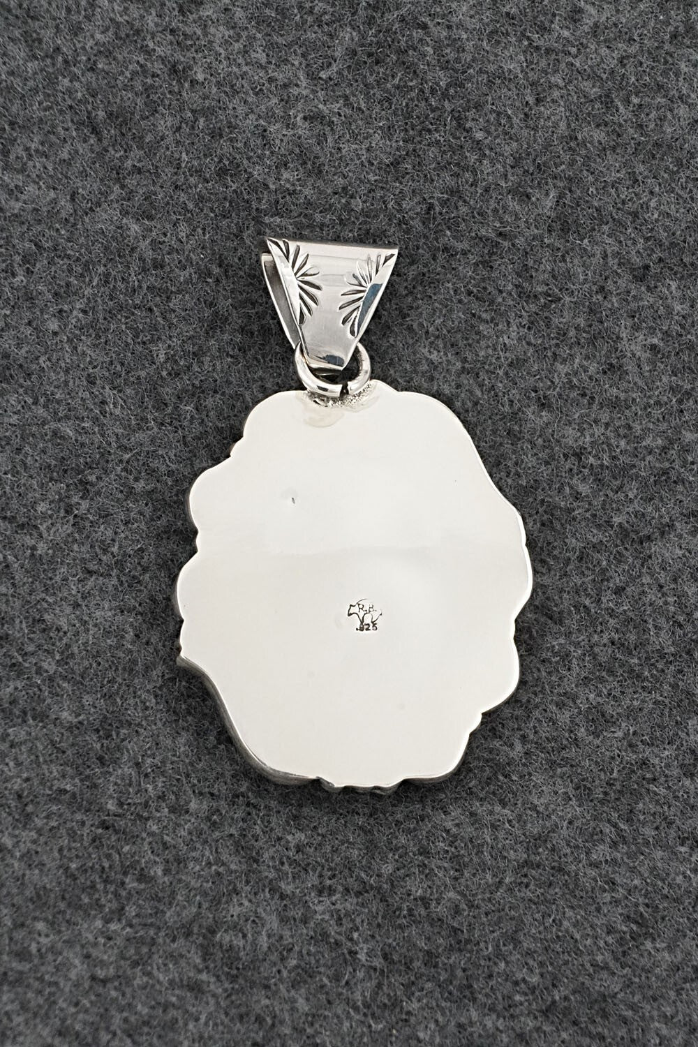 Turquoise & Sterling Silver Pendant - Harold Becenti