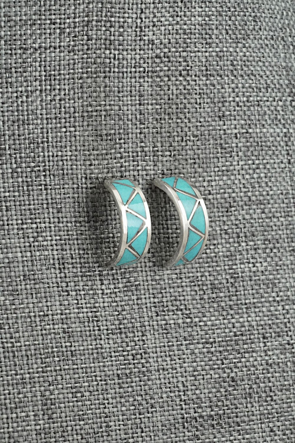 Turquoise & Sterling Silver Earrings - Charlene Sice
