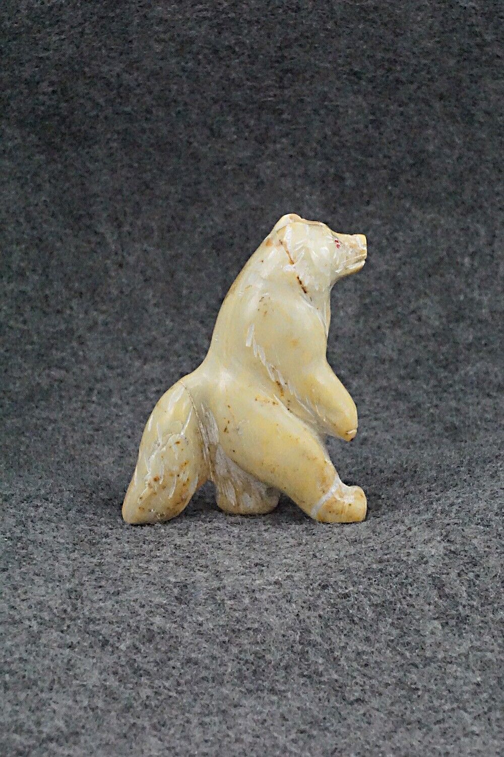 Wolf Zuni Fetish Carving - Cody Nastacio