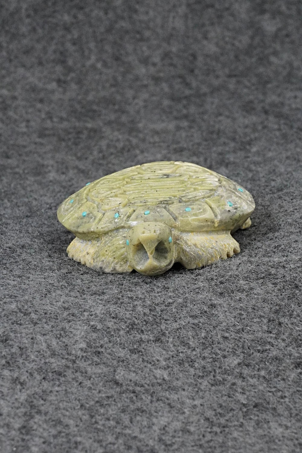 Turtle Zuni Fetish Carving - Adrian Cachini
