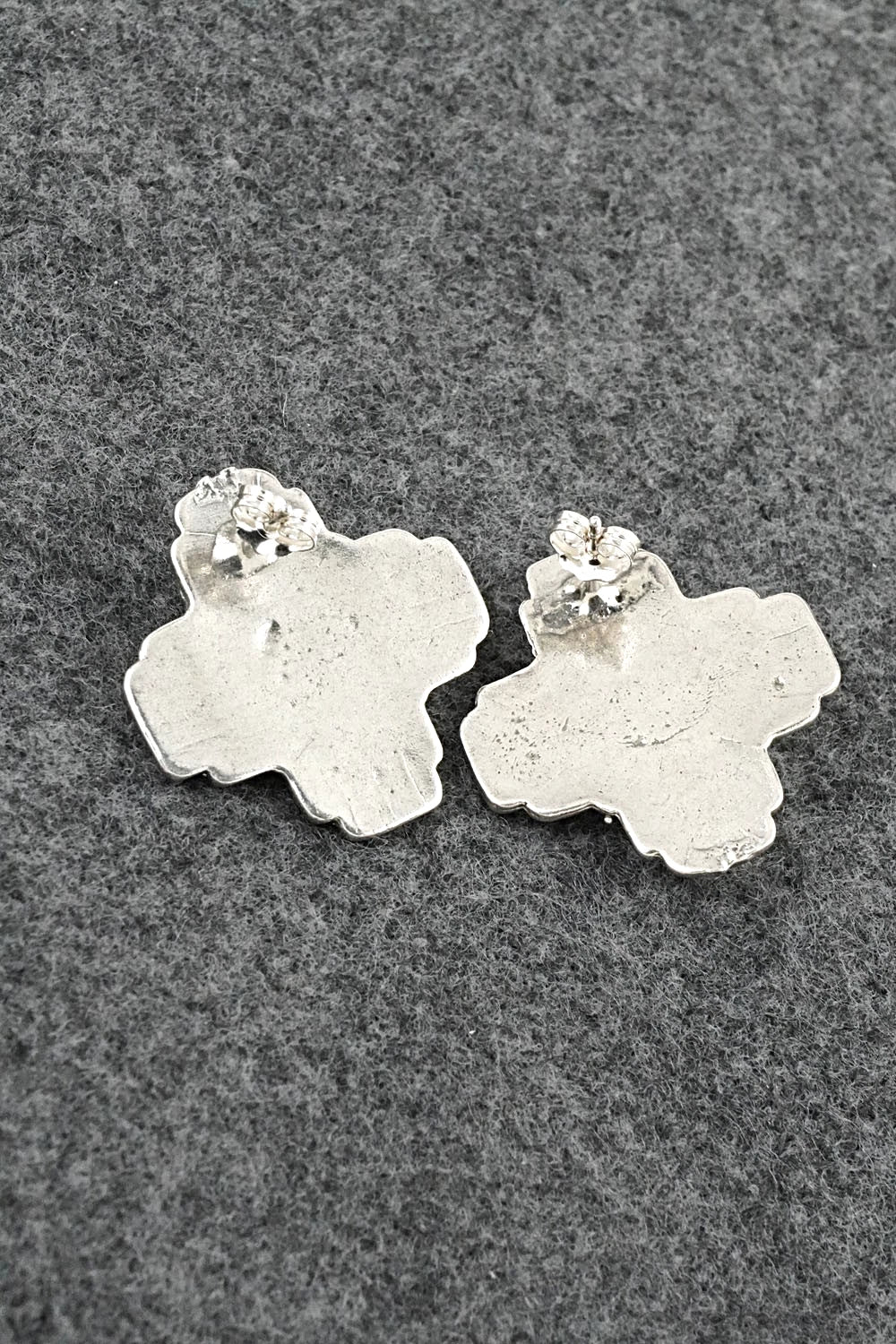 Turquoise & Sterling Silver Earrings - Robinson Martinez
