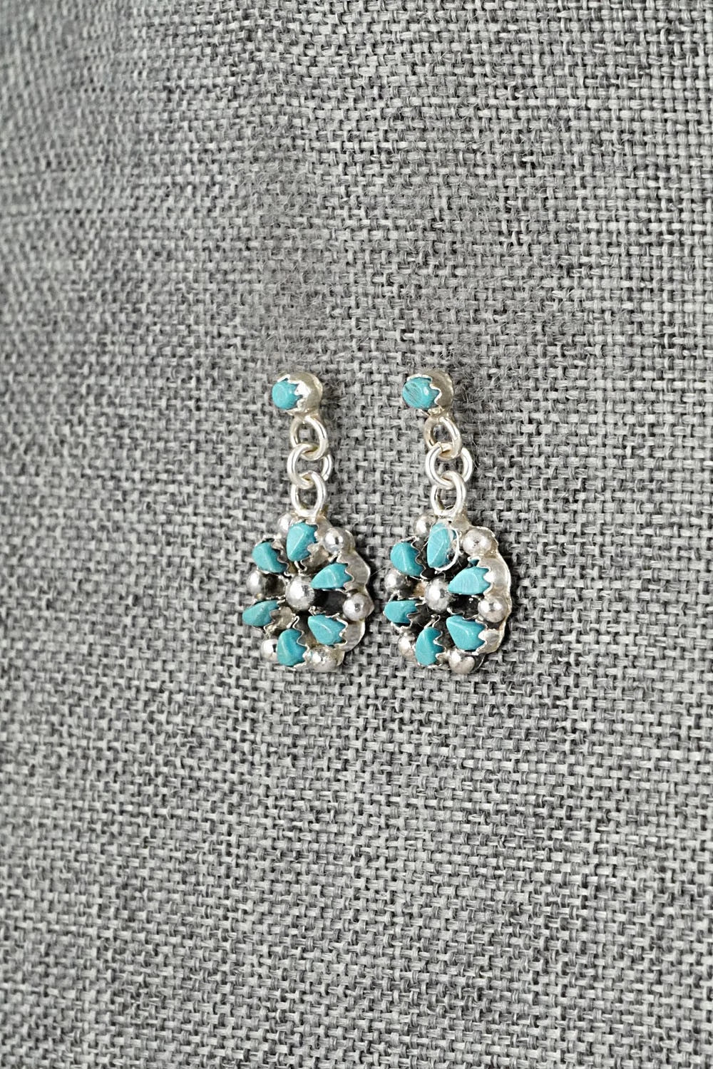 Turquoise & Sterling Silver Earrings - Tricia Leekity