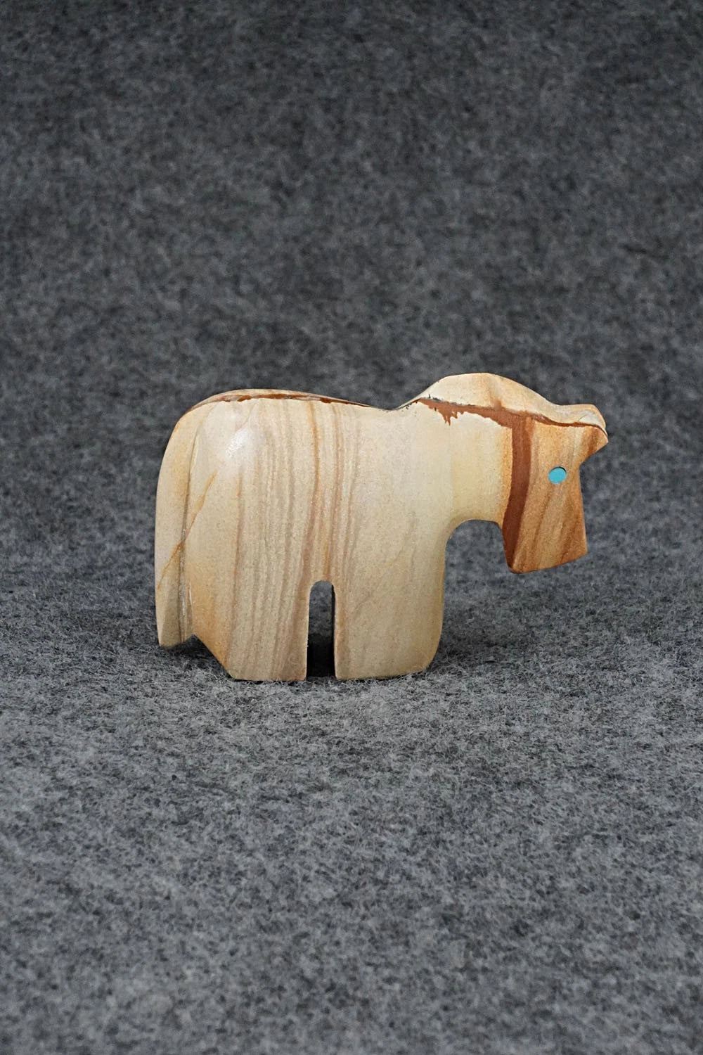 Horse Zuni Fetish Carving - Bernard Laiwakete