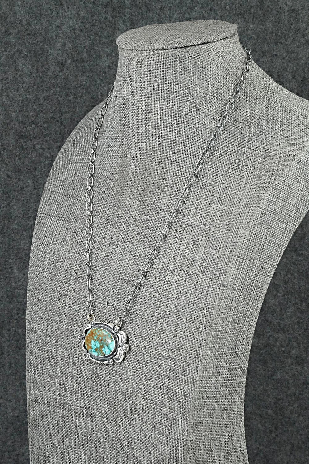 Turquoise & Sterling Silver Necklace - Daniel Benally