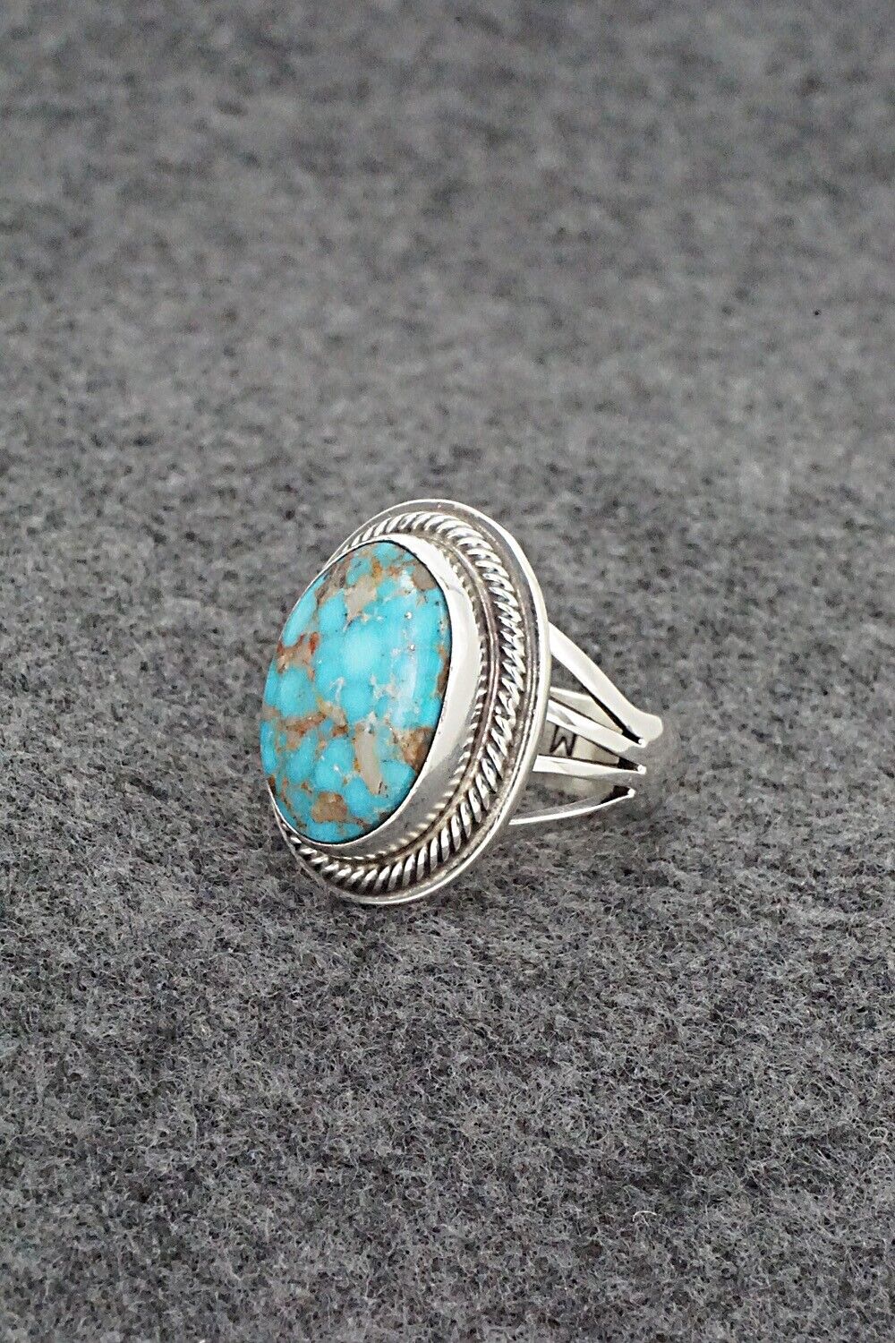 Turquoise & Sterling Silver Ring - Marita Benally - Size 7