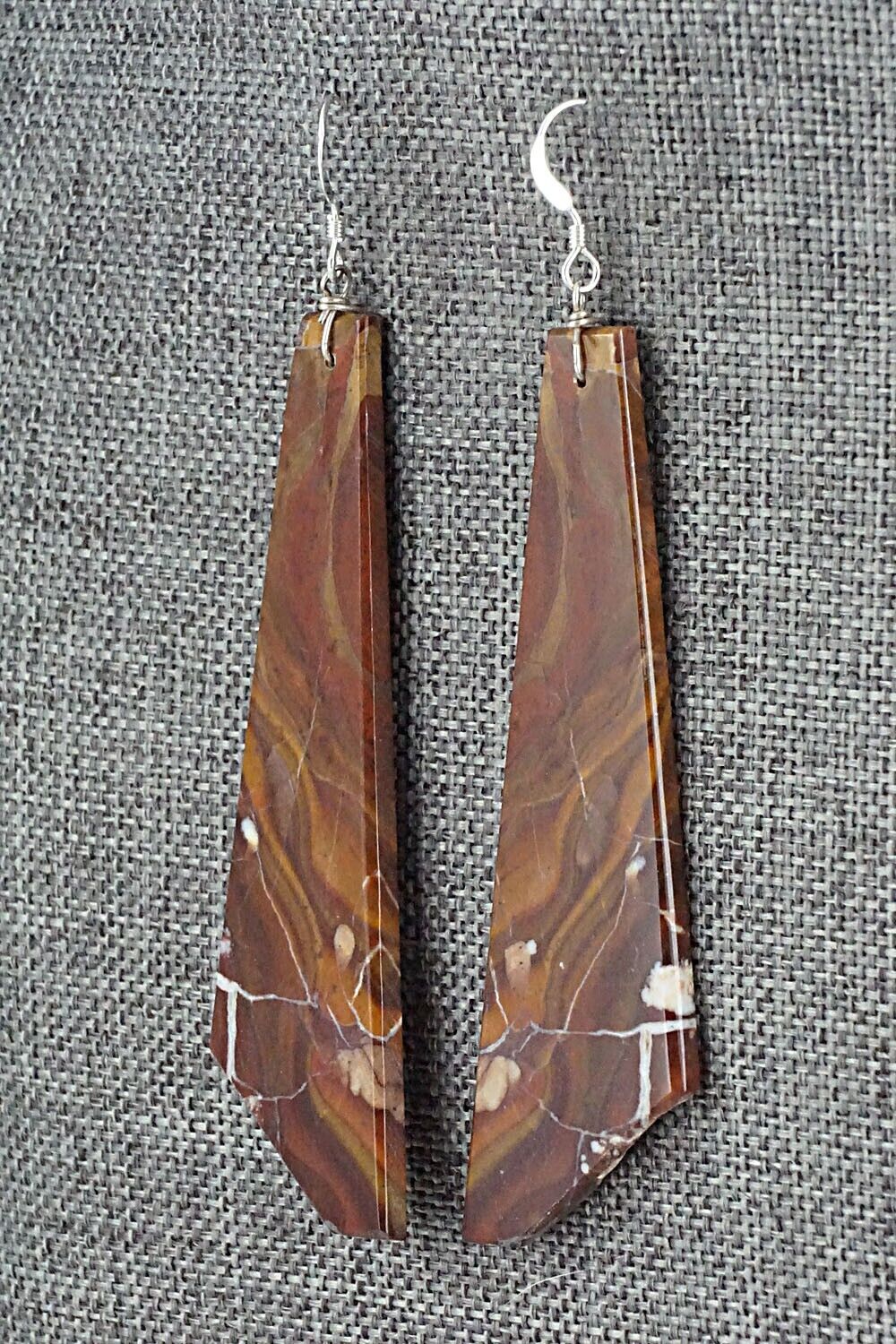 Wild Horse & Sterling Silver Earrings - Francis Garcia