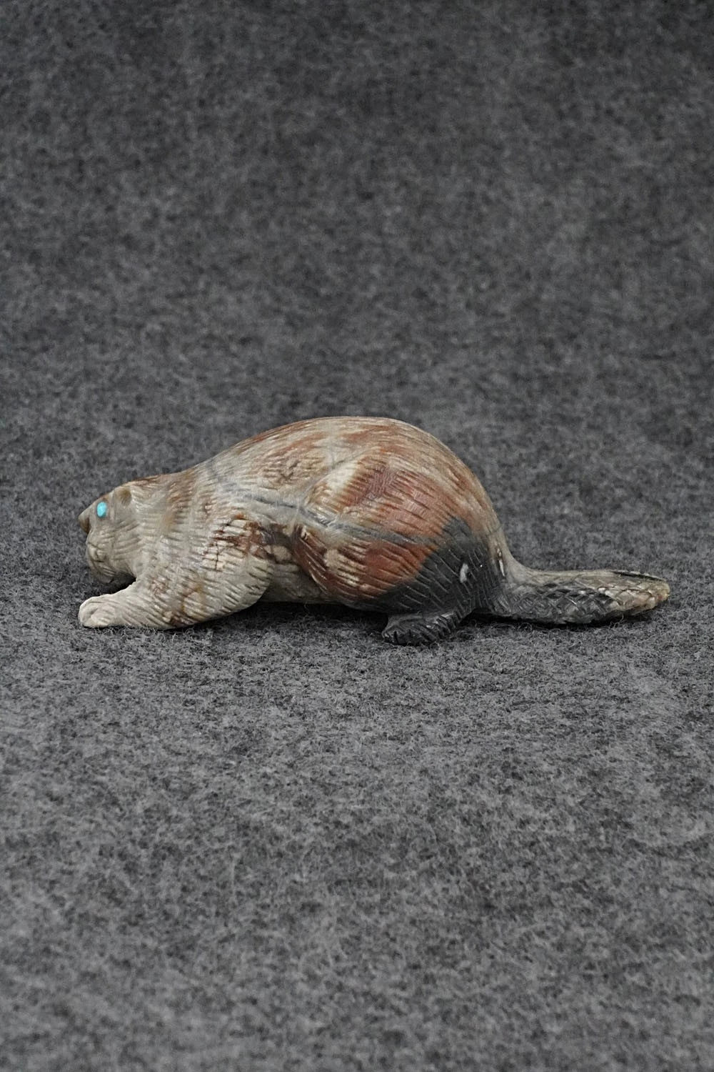 Beaver Zuni Fetish Carving - Lance Cheama