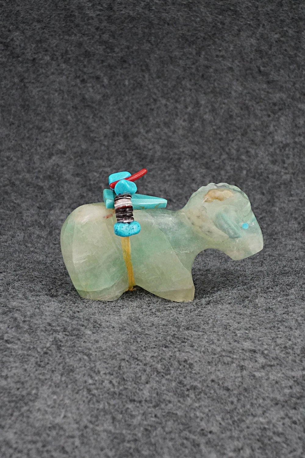 Ram Zuni Fetish Carving - Rodney Laiwakete