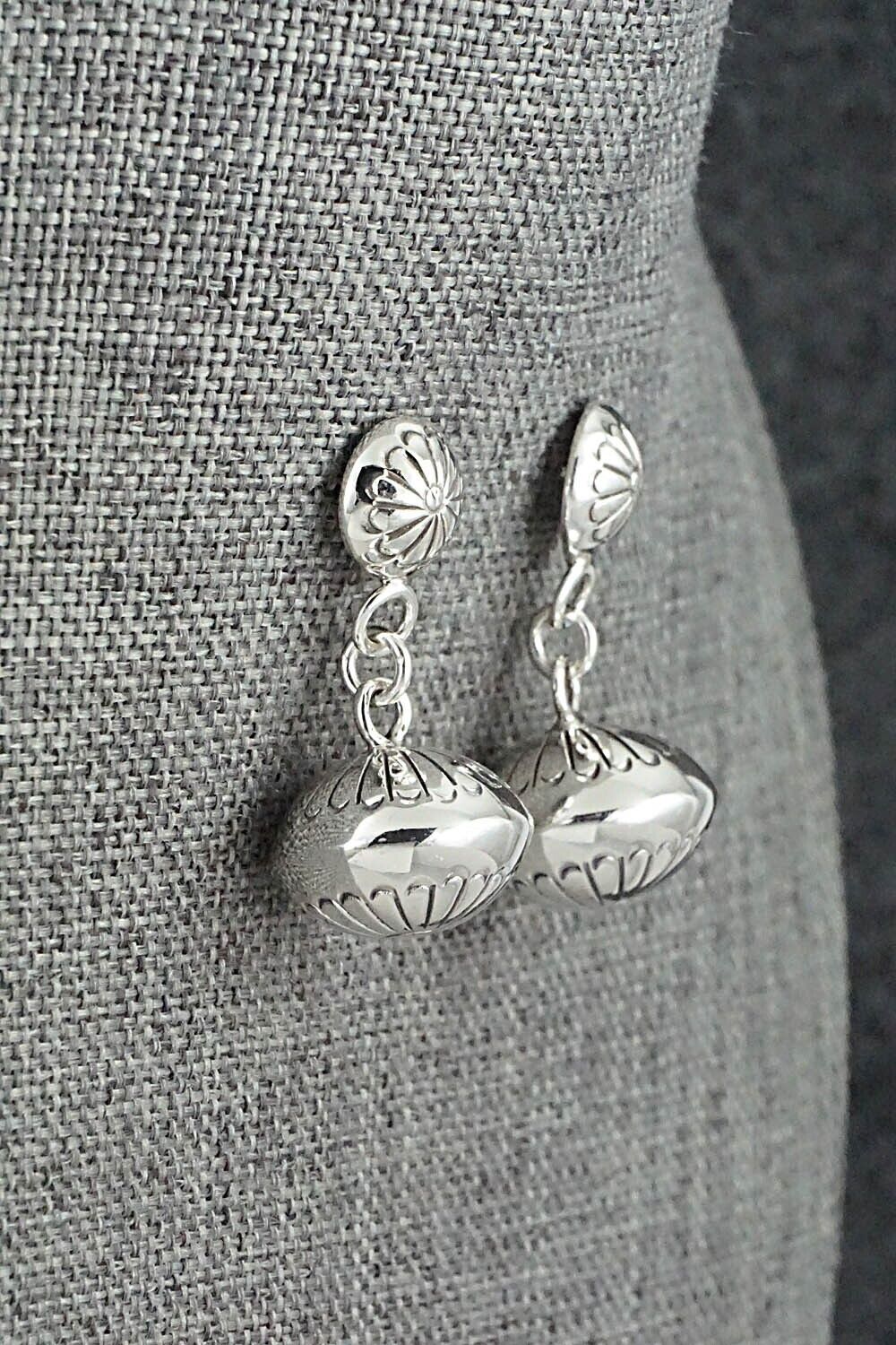 Sterling Silver Earrings - Marie Yazzie