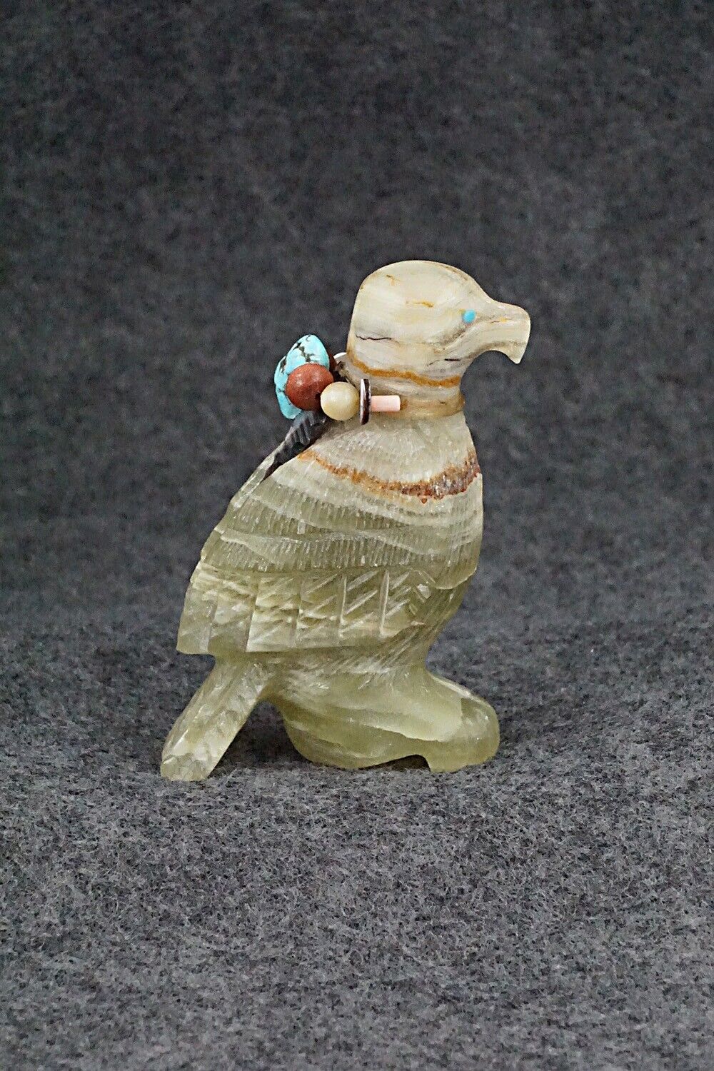 Eagle Zuni Fetish Carving - Douglas Martza