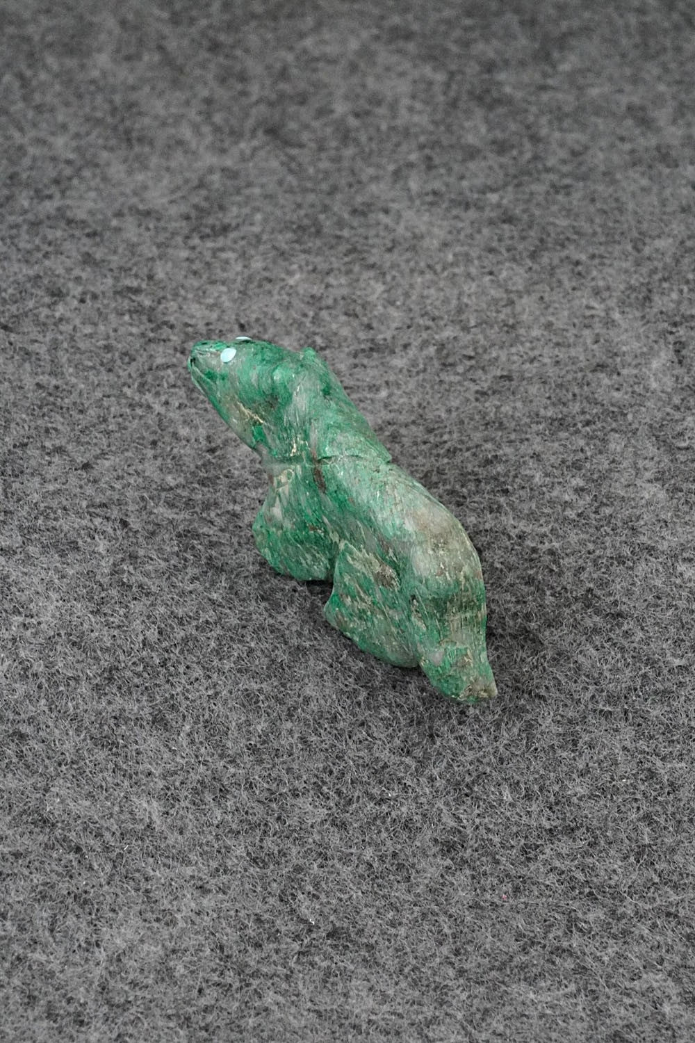 Mountain Lion Zuni Fetish Carving - Jonas Hustito