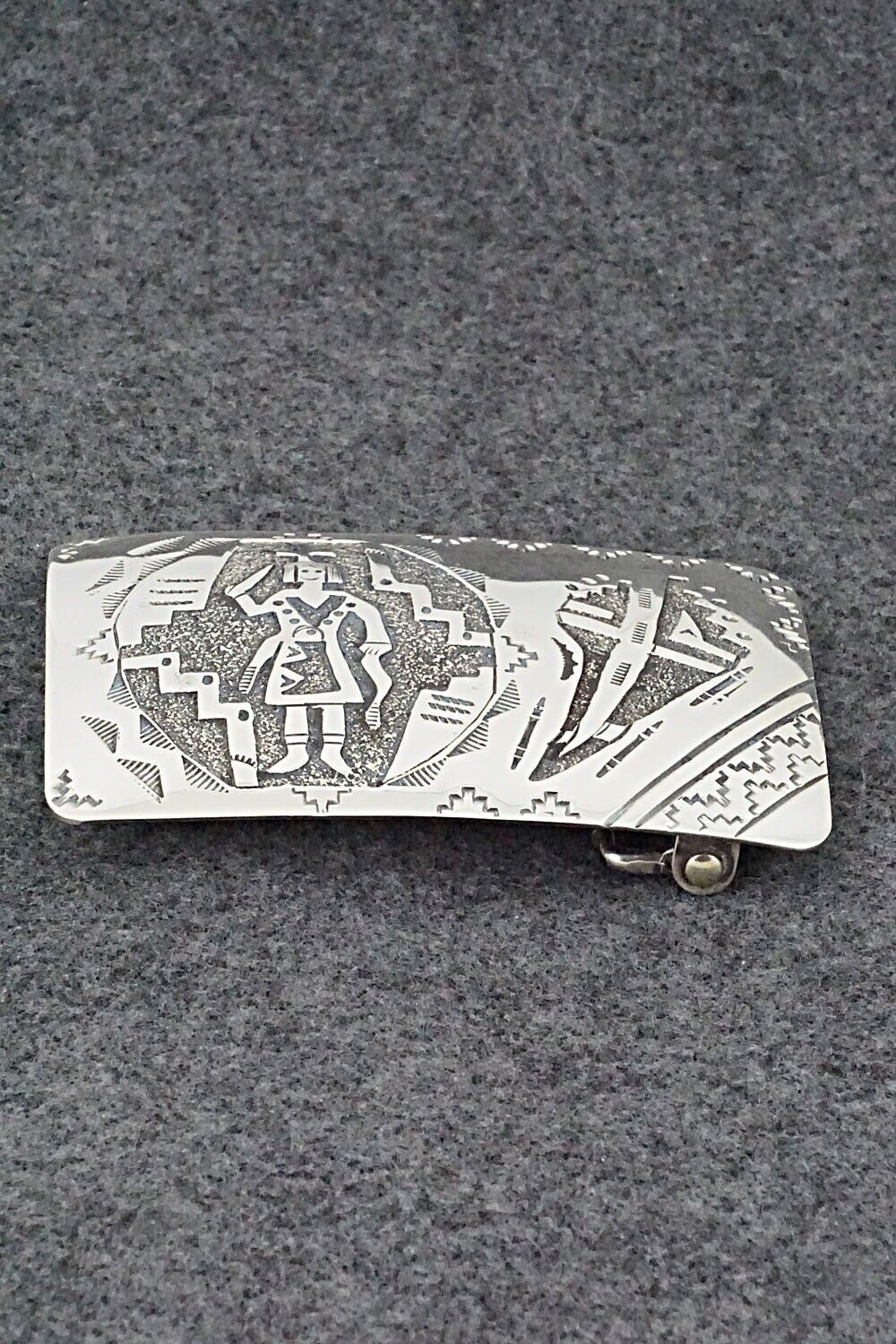 Sterling Silver Belt Buckle - Raymond Begay
