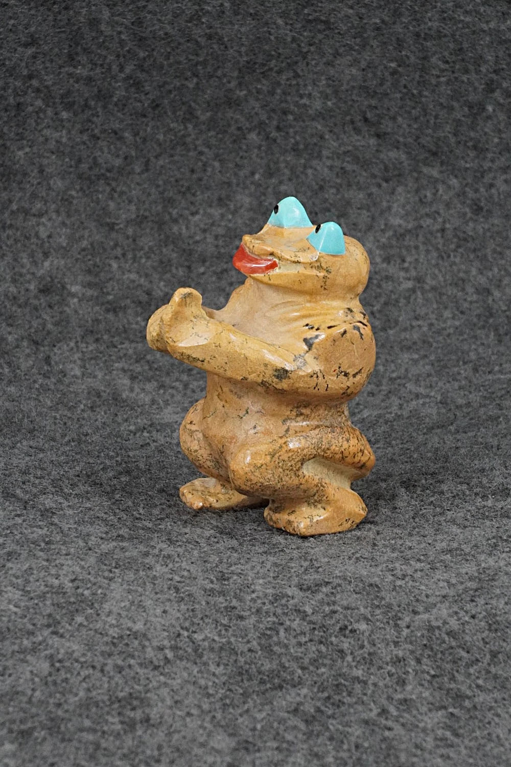 Frog Zuni Fetish Carving - Freddie Leekya