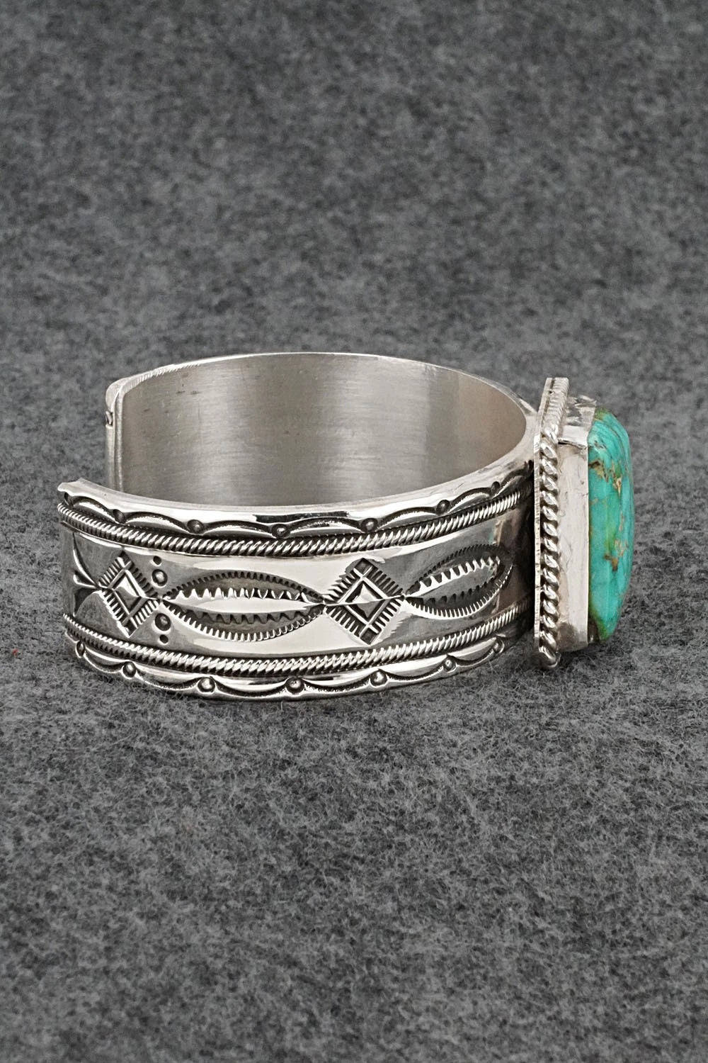 Turquoise & Sterling Silver Bracelet - Michael Calladitto