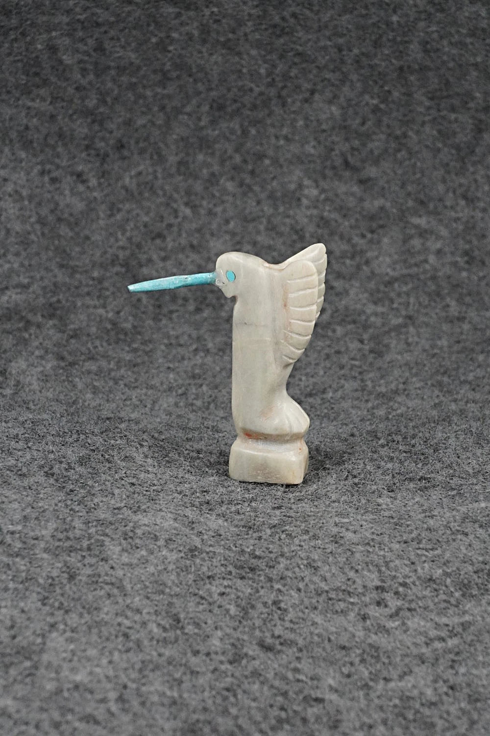 Hummingbird Zuni Fetish Carving - Justin Red Elk