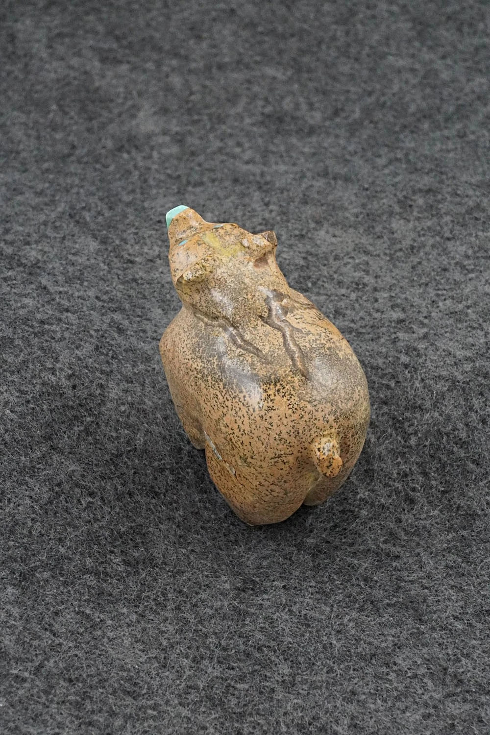 Pig Zuni Fetish Carving - Freddie Leekya
