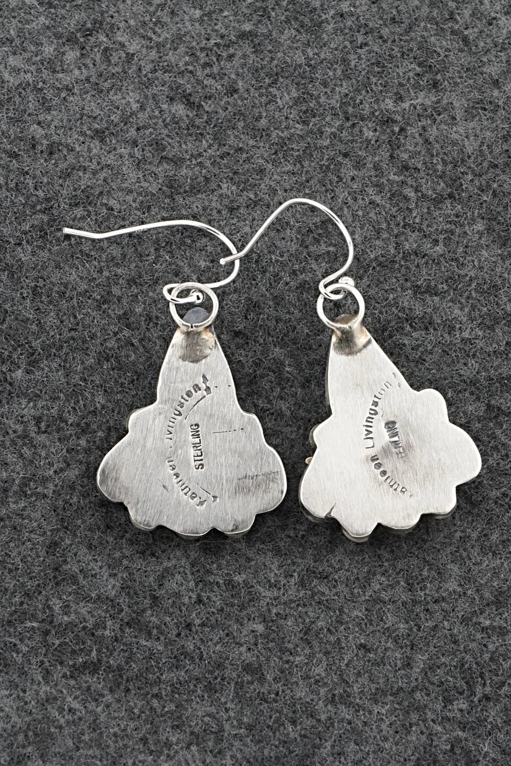 Turquoise & Sterling Silver Earrings - Kathleen Livingston